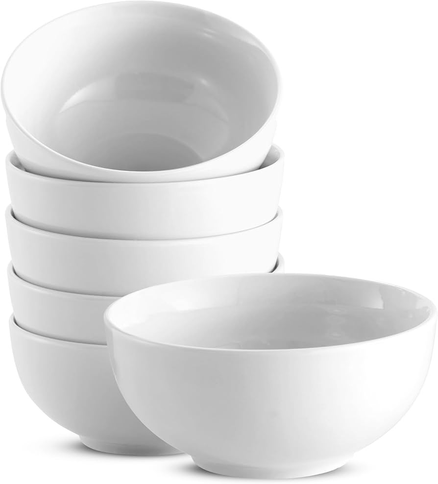 KooK Soup Bowls, Cereal Bowl, Ceramic, Bowls for Kitchen, Microwave, Dishwasher and Freezer Safe,... | Amazon (US)