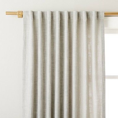 Heathered Slub Curtain Panel - Hearth & Hand™ with Magnolia | Target