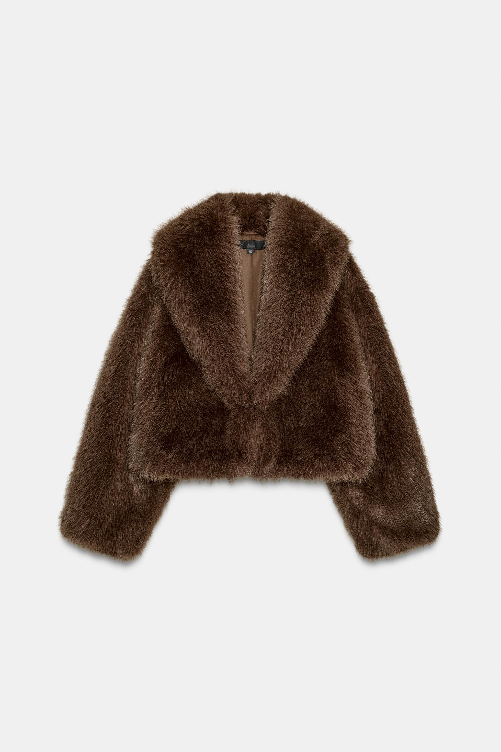 SHORT FAUX FUR COAT | Zara US