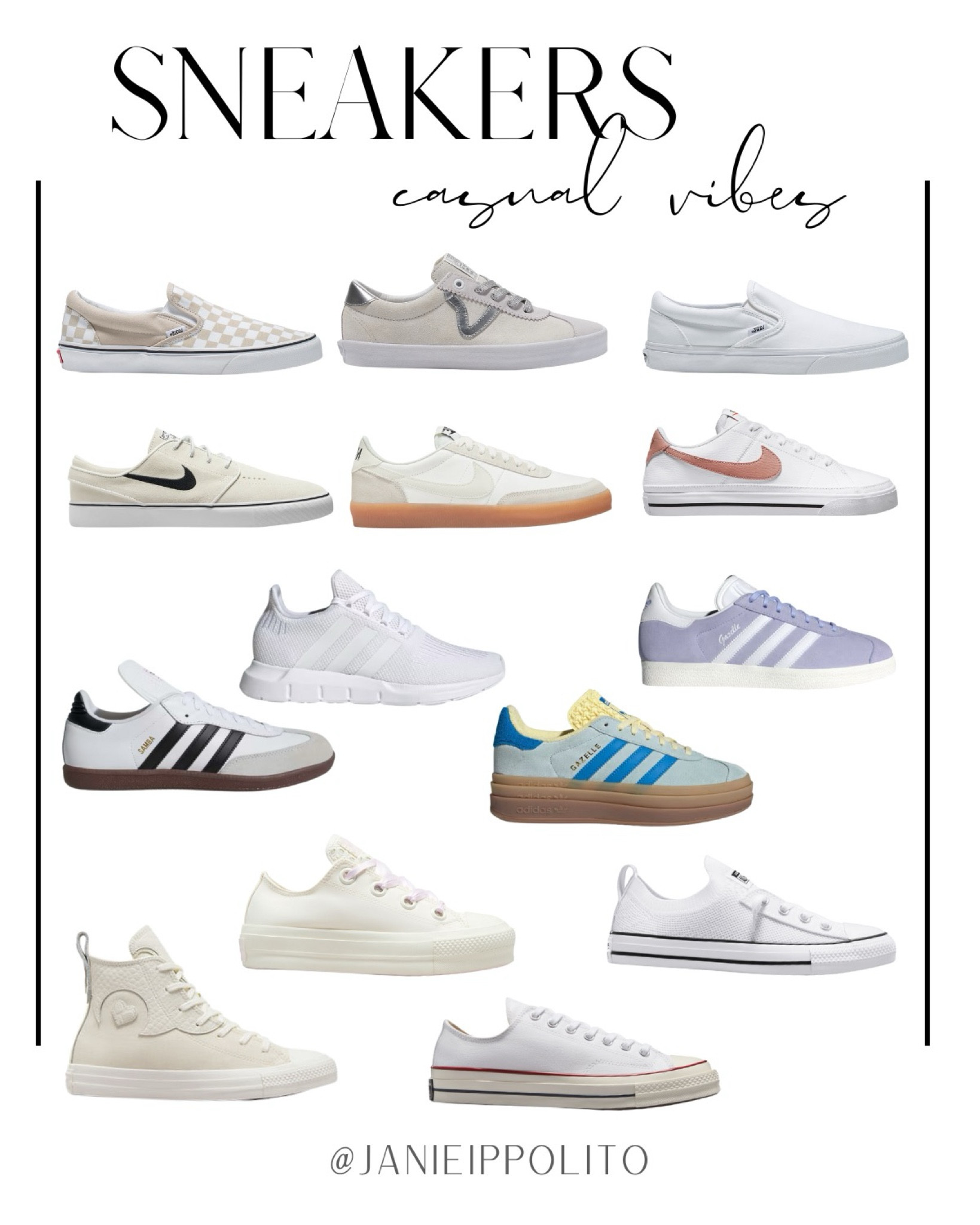 Sneakers, spring shoes, sambas, adidas, casual sneaker, tennis shoes, Nike, vans, converse, new shoe, women’s shoes, teen girl shoes 

#LTKshoecrush #LTKSeasonal #LTKstyletip