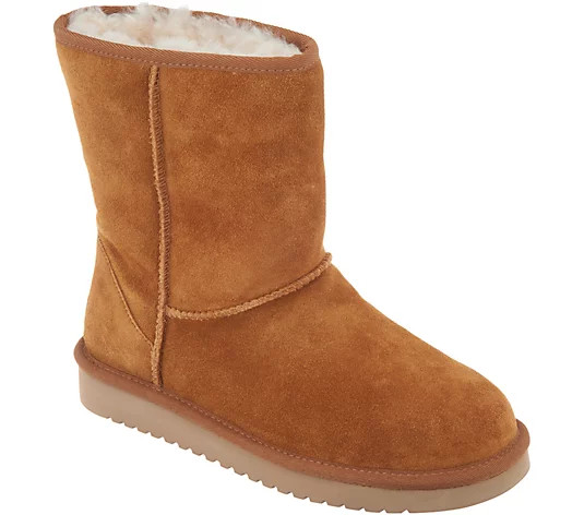 Koolaburra by UGG Suede Short Boots - Koola | QVC