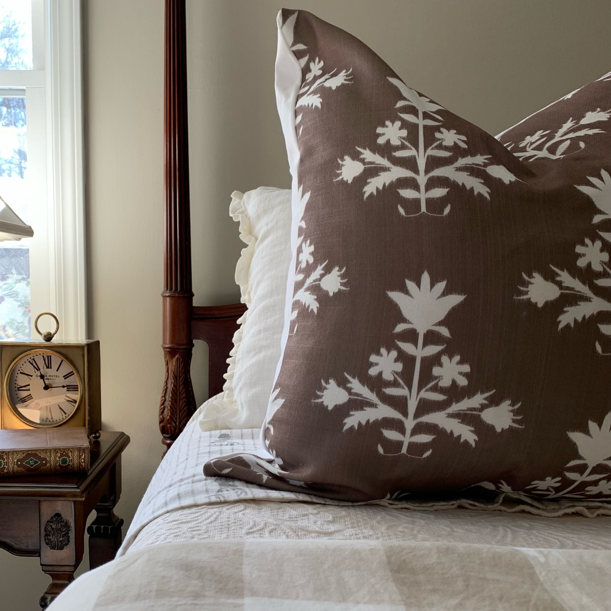 Block print pillow, brown pillow, throw pillow

#LTKunder50 #LTKhome