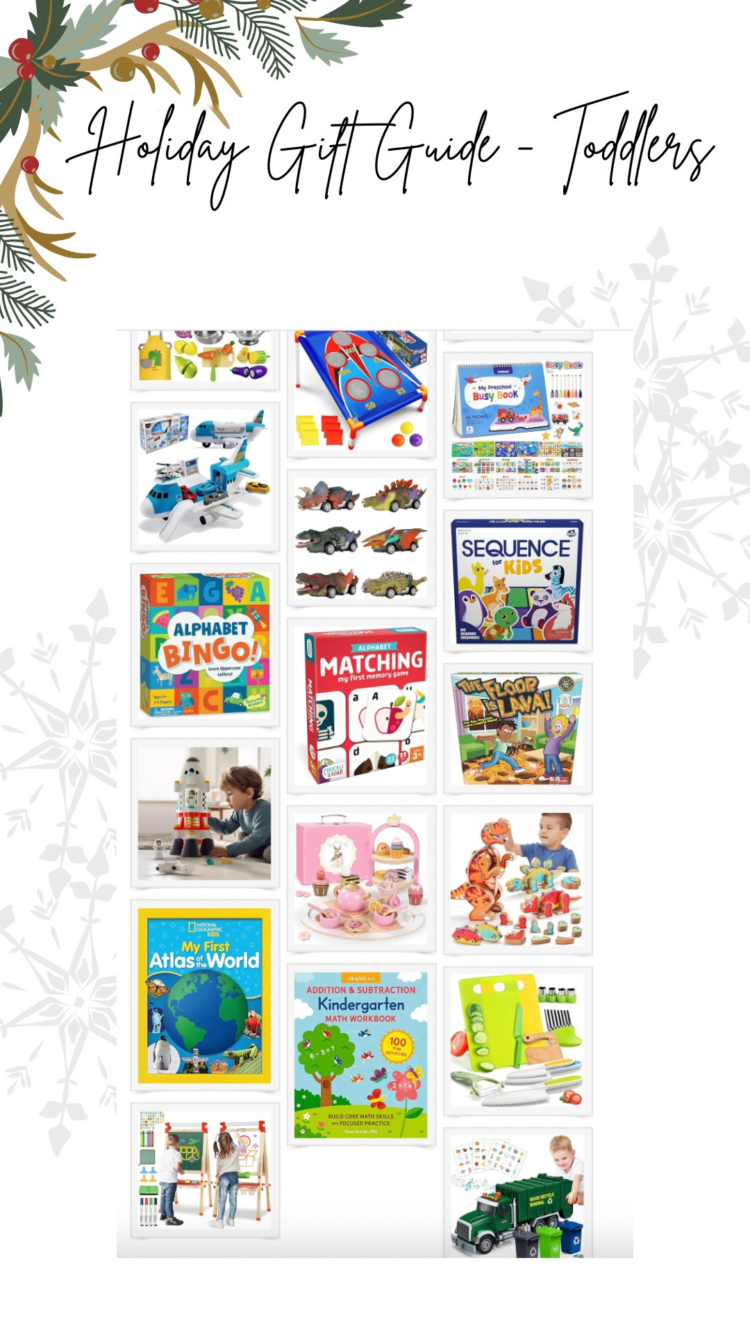 🎁👶 "Holiday Gift Guide: More Toddler Must-Haves (Part 2)!" 🌟🎄

We’re back with more toddler magic! 🧸🎉 From hands-on sensory toys to personalized gifts and toddler-friendly tech, Part 2 of this guide is packed with goodies to make their holidays extra special. 💖
Perfect for sparking joy, learning, and all the giggles this season. Don’t miss these picks—they’ll love every single one! 🐾✨
👉 Save this post and complete your toddler shopping spree! #ToddlerGiftGuide #HolidayShopping #GiftIdeas2024 

 #LTKCyberWeek #LTKGiftGuide #LTKKids