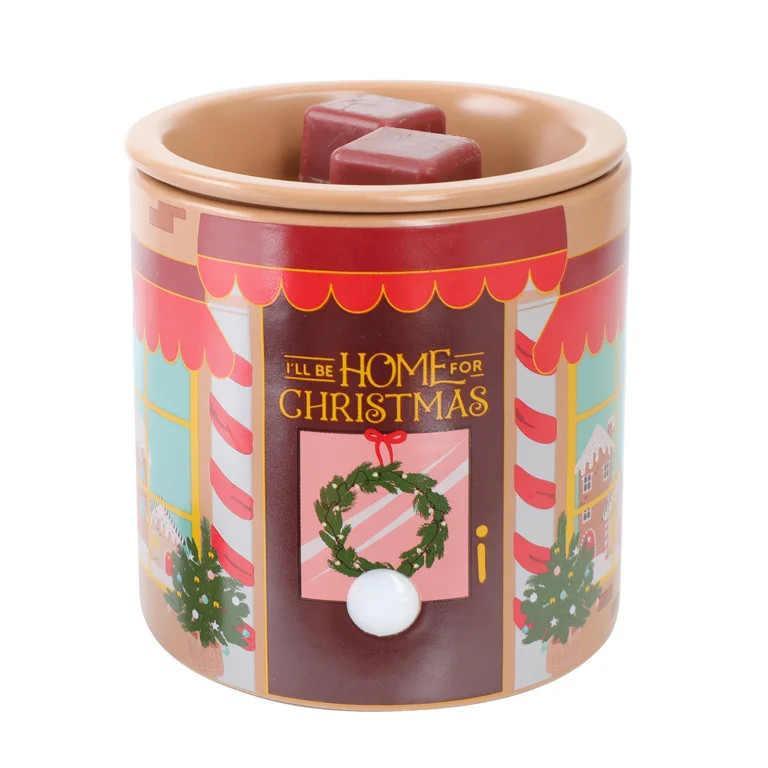 Mainstays Window Scene Full Size Ceramic Fragrance Wax Melt Warmer - Walmart.com | Walmart (US)