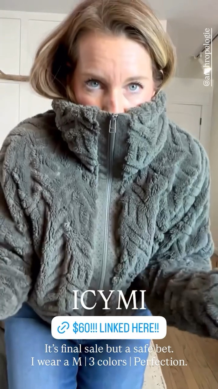 It’s final sale but a safe bet. 
I wear a M | 3 colors | Perfection.  ICYMI @anthropologie