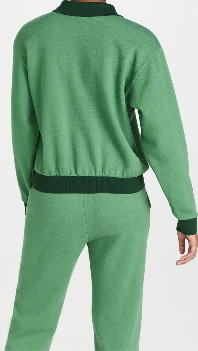 Fleece Polo Sweatshirt | Shopbop