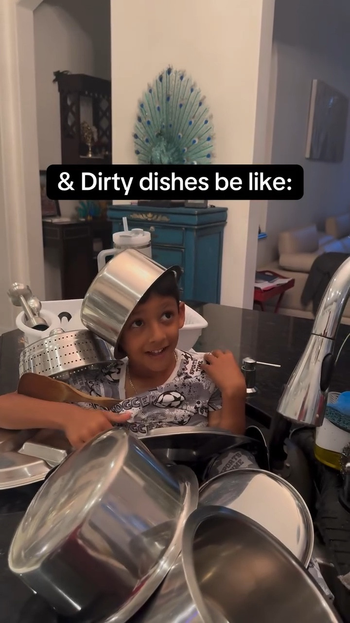 That moment when you finally sit down… but the laundry & dishes remind you they’re waiting too 🧺🍽️
Moms, we all feel this - which one is haunting you today? 👇. #MomLifeUnfiltered #RelatableMoments #MomHumor #RealMomLife #MomReels #EverydayMomLife #KeepingItReal#motherhood#momlife