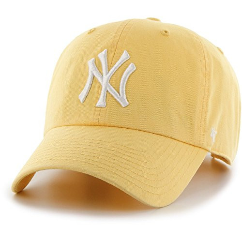 47 Brand Relaxed Fit Cap - MLB New York Yankees Yellow | Amazon (CA)
