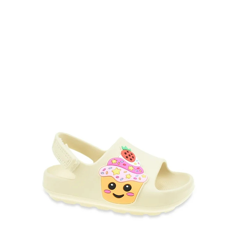 Wonder Nation Toddler Girl Eva Icon Slide Sandals | Walmart (US)