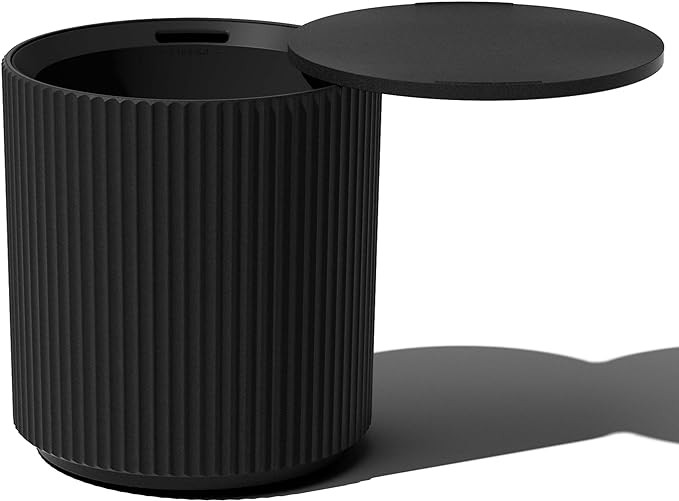 Veradek Outdoor Cooler Side Table - 2 in 1, Black, 21 inch | Amazon (US)