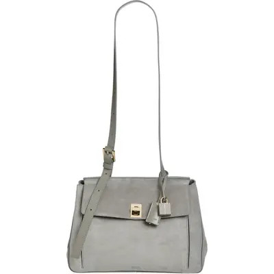 TOM FORD Medium Suede Besace Shoulder Bag in Black at Nordstrom | Nordstrom