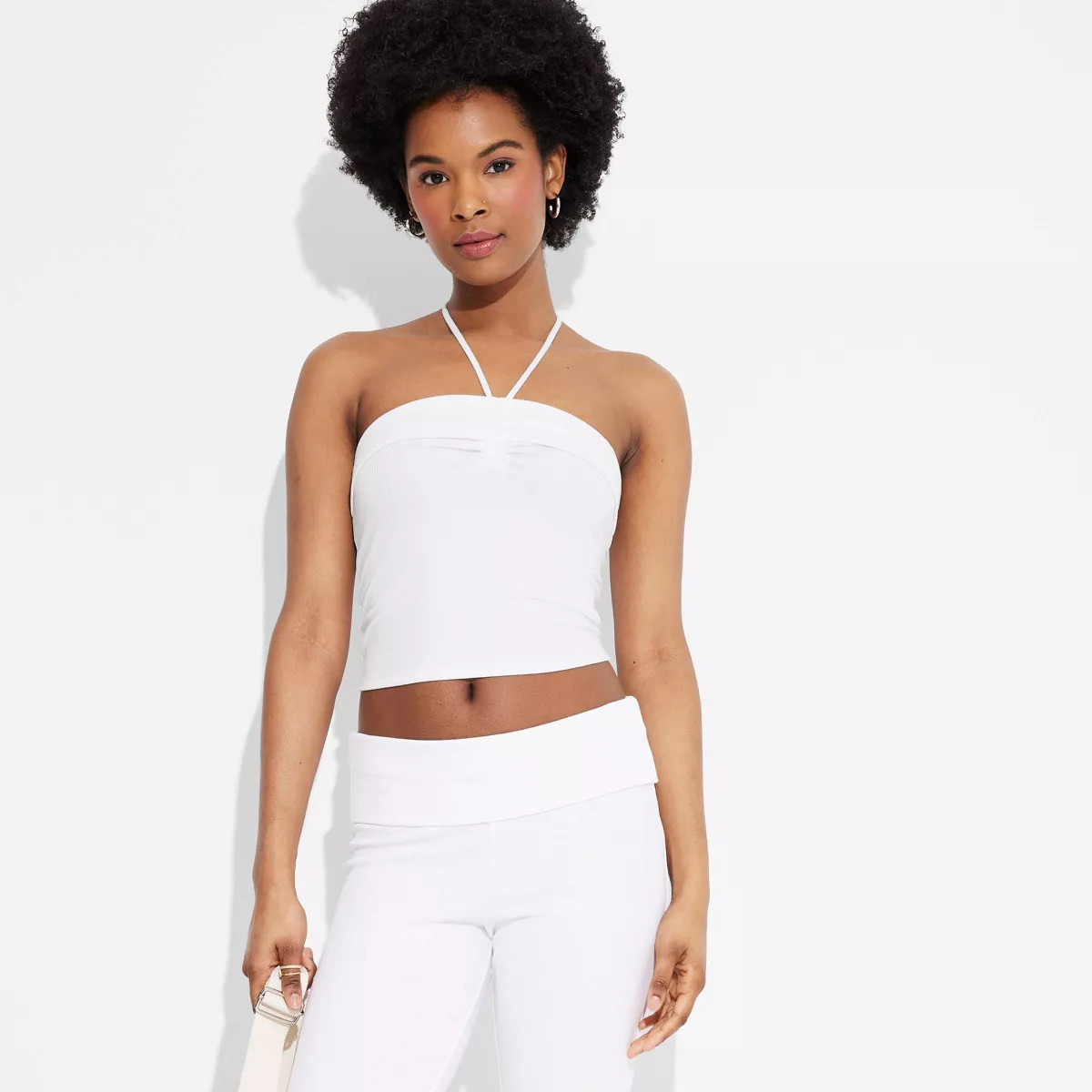 Women's Halter Tube Top - Wild Fable™ White XXS | Target