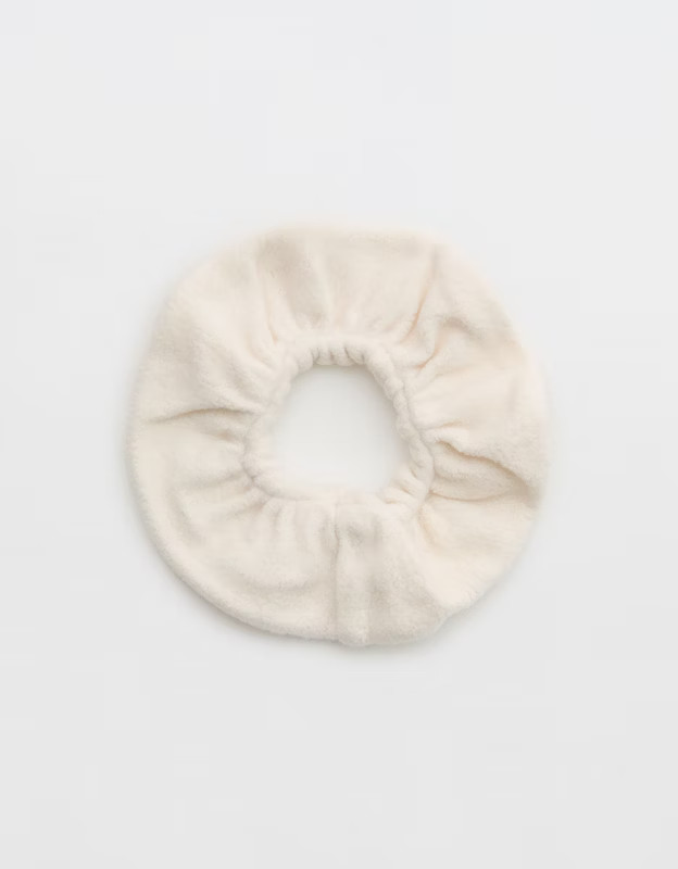 Aerie Sherpa Fleece Scrunchie | Aerie