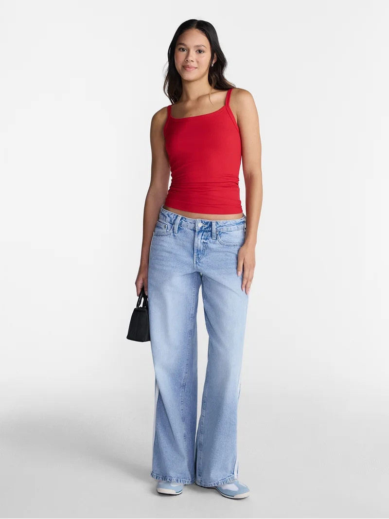 No Boundaries Low Rise Baggy, Juniors Sizes 00-20 | Walmart (US)
