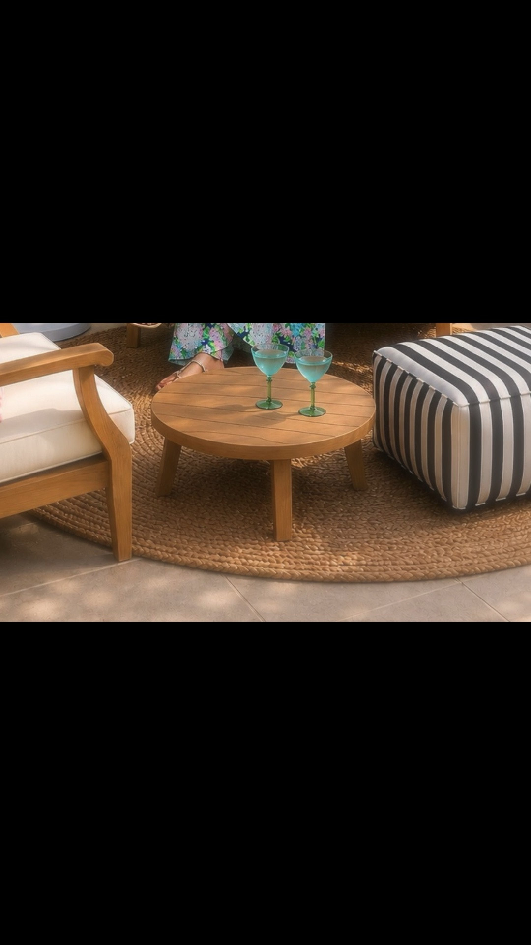 There’s nothing better than slowing down and enjoying a beautiful afternoon outdoors. ☀️🌸

A cozy outdoor loveseat, a pink scalloped patio umbrella for just the right amount of shade, pink striped pillows, a black-and-white striped outdoor ottoman, a natural jute outdoor rug, and a comfortable outdoor lounge chair come together to create a space that feels like a summer getaway at home.

Featured favorites:
🌸 Outdoor Loveseat
☂️ Pink Scalloped Patio Umbrella
🪑 Outdoor Lounge Chair
🩷 Pink Striped Pillows
🖤 Black & White Striped Outdoor Ottoman
🤎 Jute Outdoor Rug
☕ Round Outdoor Coffee Table
🍸 Lilly Pulitzer Cocktail Glasses

To complete the look, I styled the space with a Lilly Pulitzer floral maxi dress and Lilly Pulitzer cocktail glasses. They add the perfect touch of floral elegance and a beautiful pop of color, tying the entire outdoor setting together.

Many of these outdoor favorites are part of my Amazon Prime Day picks. Everything is linked in my LTK.

#LillyPulitzer #AmazonPrimeDay #AmazonHome #OutdoorLiving #PatioDecor #OutdoorLoveseat #OutdoorLoungeChair #OutdoorOttoman #OutdoorRug #PinkUmbrella #SummerStyle #OutdoorEntertaining #LTKHome #LTKStyle #LTKFinds

#LTKdayinmylife #LTKHome #LTKSaleAlert

#LTKdayinmylife #LTKHome #LTKSaleAlert