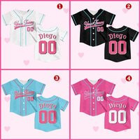Personalized Team Name & Number Kid Baseball Jersey, Custom Youth Shirt, Jersey For Fans Lovers | Etsy (US)