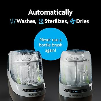 Baby Brezza Bottle Washer Pro - Baby Bottle Washer, Sterilizer + Dryer - All in One Machine Clean... | Amazon (US)