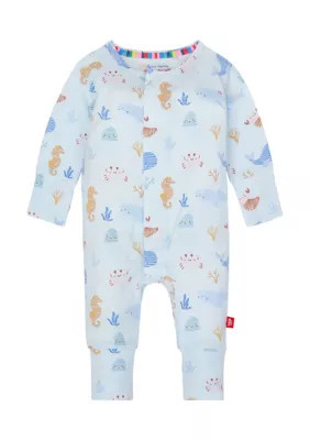 Magnetic Me Baby Boys Jubilee Convertible Printed Footie Pajamas | Belk