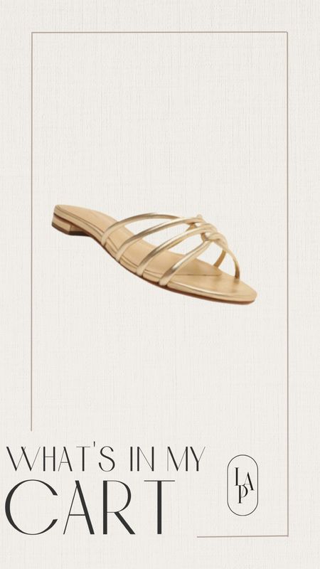 Elevated gold sandals 

#LTKunder100 #LTKFind #LTKfit