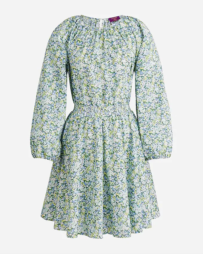 Palermo smocked-waist mini dress in Liberty® Thorpe Hill fabric | J. Crew US