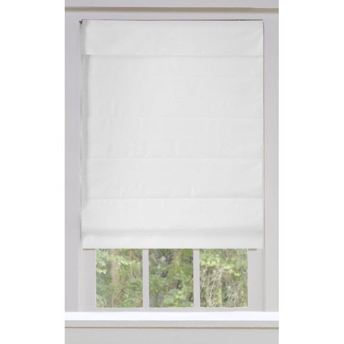 allen + roth 45-in x 72-in Blackout Cordless Roman Shade Lowes.com | Lowe's