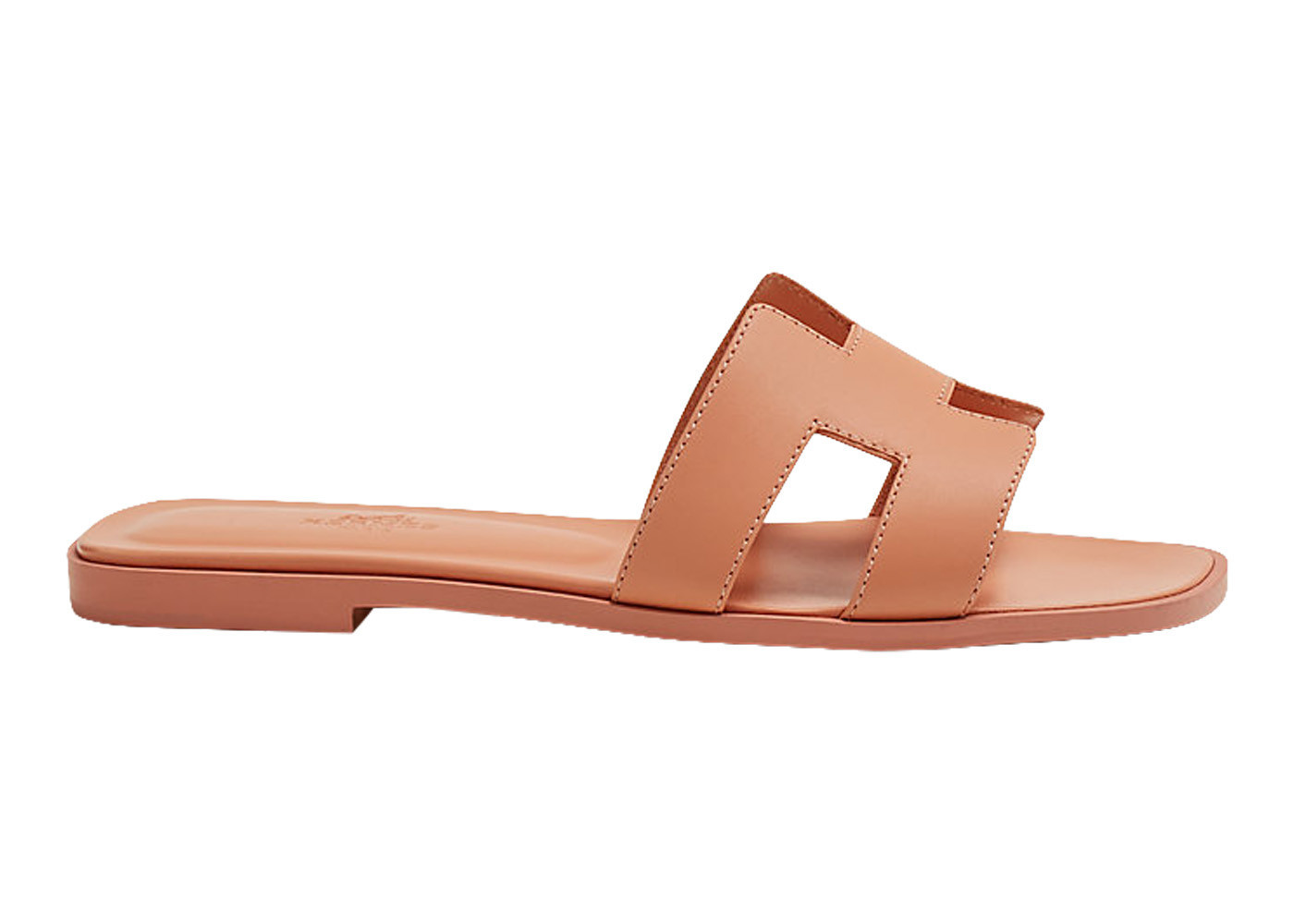 Women's Hermes Oran Sandal Calfskin Leather Sneakers in Granit Rose | StockX