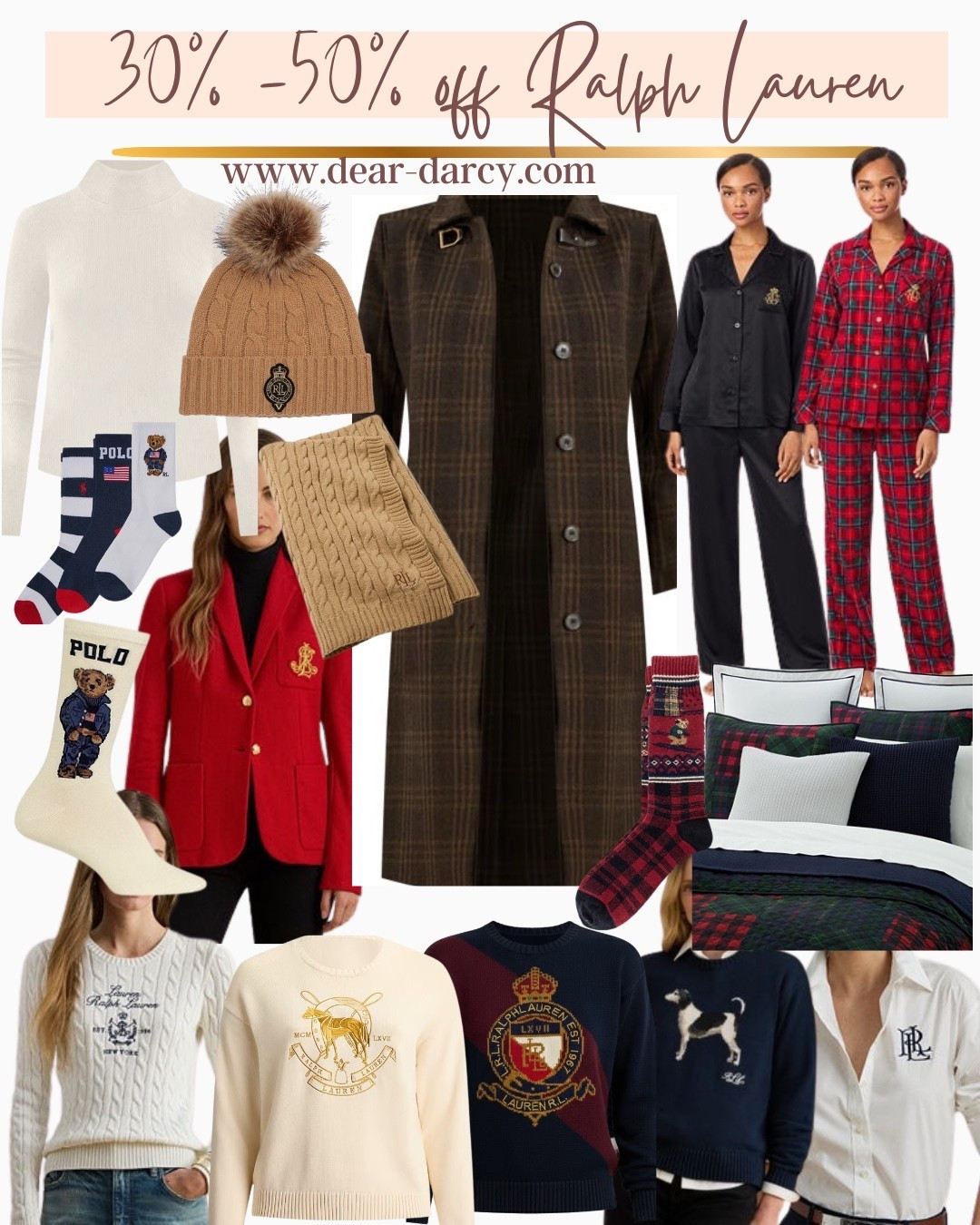Ralph Lauren lovers
30%-50% off 

Great gift ideas

Ralph Lauren Fall & Winter items that are now on sale.

These are classic pieces that will build your wardrobe and wear on repeat .

Classic blazer
Beautiful long dress coat 
Plaid flannel pjs 
Polo, & Teddy RL socks 

Pom Pom beanie 
Throw
Plaid mix quilt 
Button up 
And several pullover sweaters!

I personally purchased a couple of these items ❤️



#LTKGiftGuide #LTKWorkwear #LTKSaleAlert