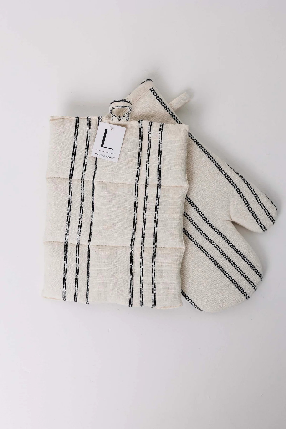 Anyssa Pot Holder Set - Slub Dobby | THELIFESTYLEDCO