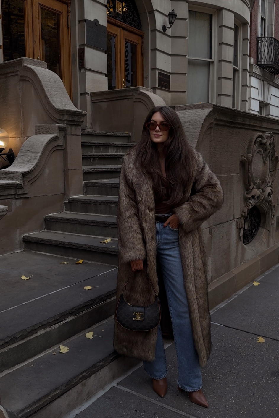 What I’m wearing today in NYC! ❤️ faux fur coat on sale + extra 15% off with code CYBERAF! 

#LTKHoliday #LTKSaleAlert #LTKCyberWeek