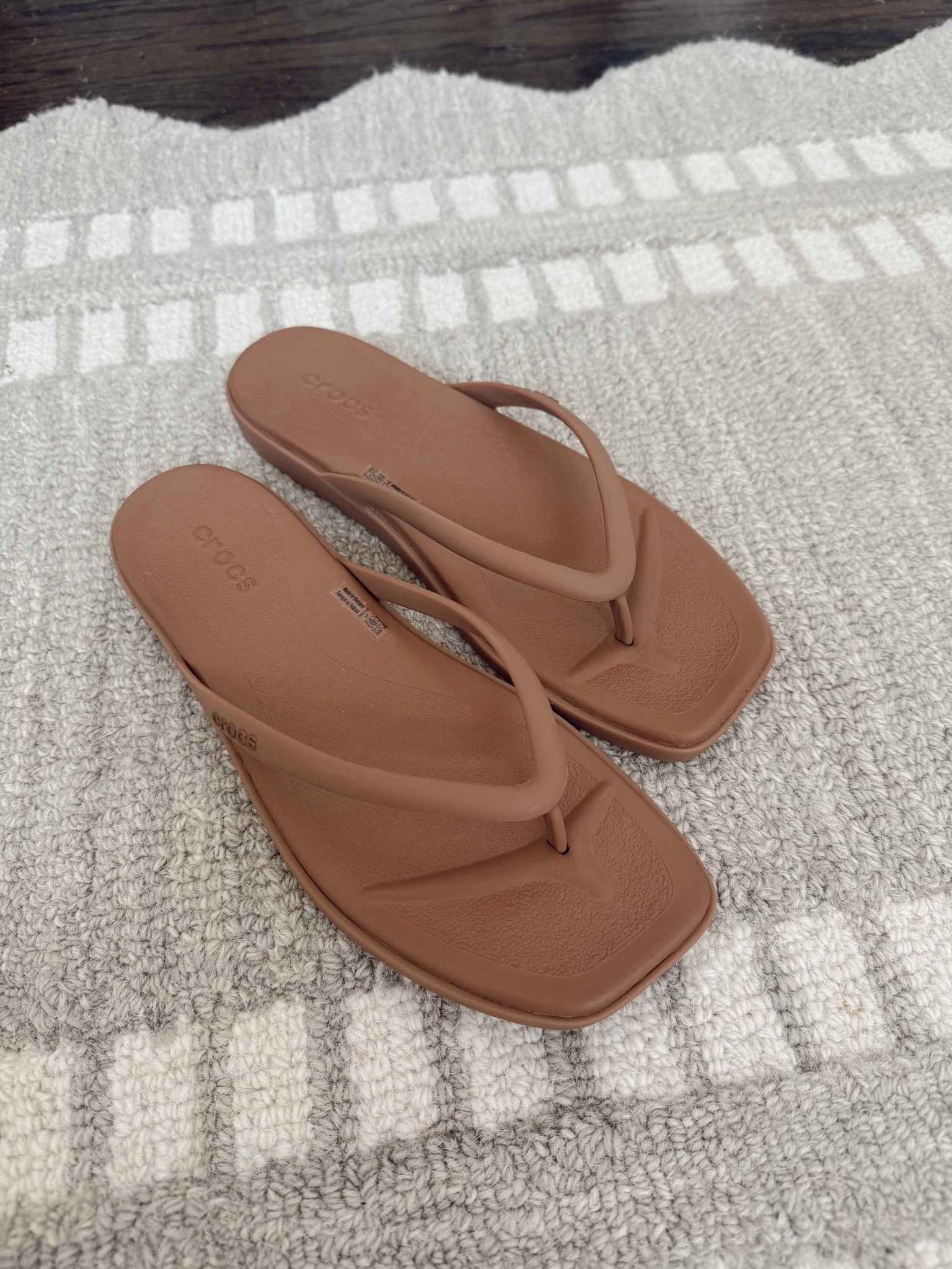 Love this neutral and comfortable flip flops for the beach or pool! Has the square toe which I enjoy as well!

Croc, amazon find, Amazon sandals

#LTKSeasonal #LTKdayinmylife #LTKmomlife