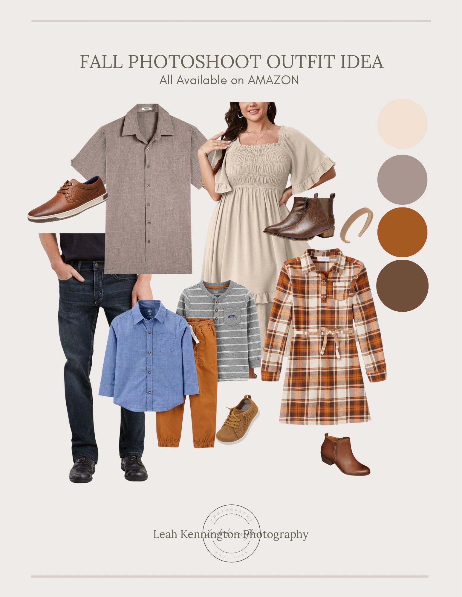 Classic looks with an autumn twist. Find fall outfits for the whole family without having to go to the store. Everything here is available on Amazon. 

#LTKFamily #LTKSeasonal #LTKStyleTip