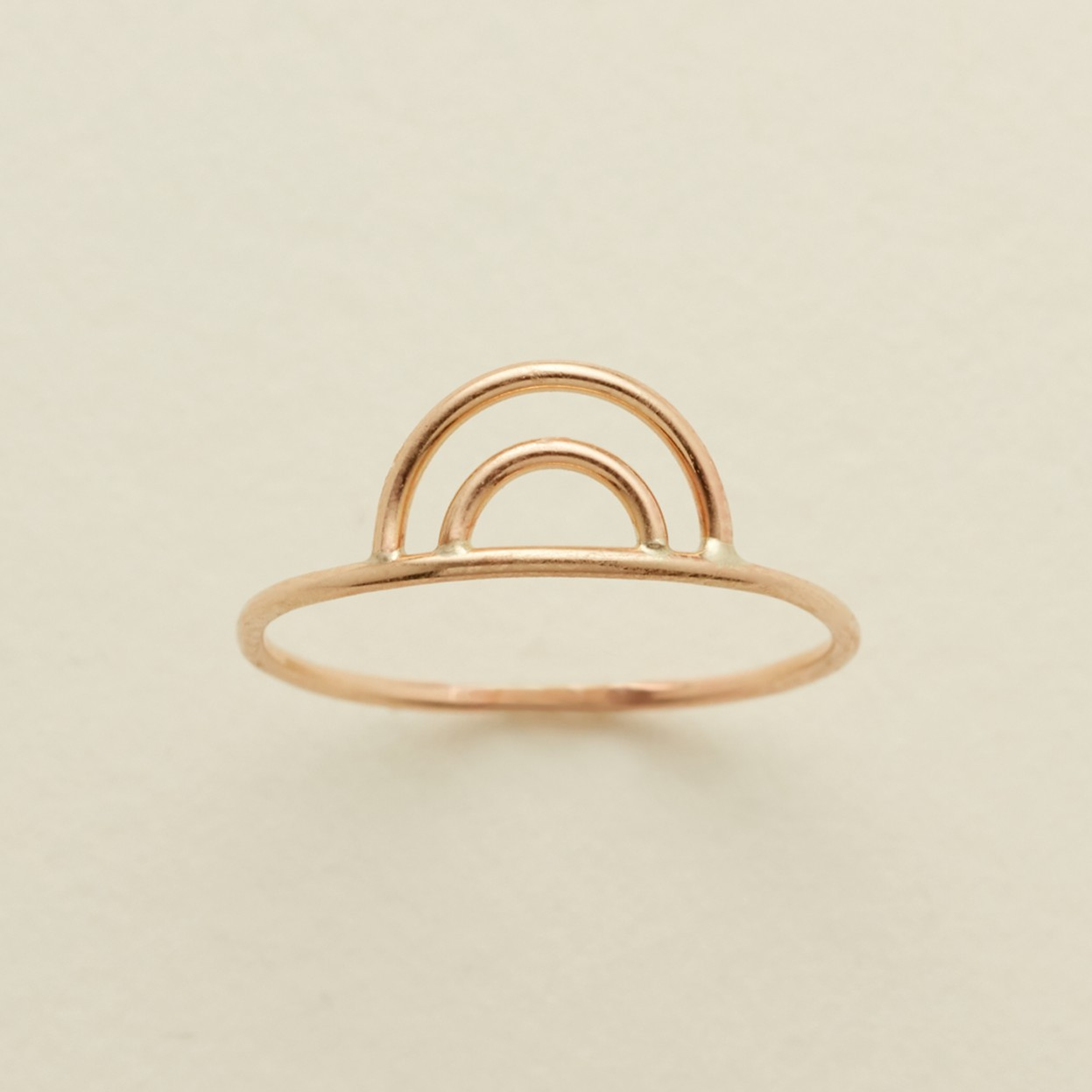 Made By Mary Rainbow Ring | Delicate, Dainty, Hand Shaped & Soldered | Made by Mary (US)