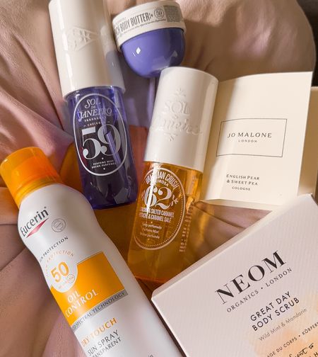 What I spent a £100 look fantastic voucher on! 
The best sunscreen ever 
The best body sprays (feat a cute freebie for buying two)
Body scrub of dreams 

#LTKfindsunder100 #LTKeurope #LTKbeauty