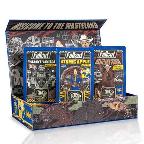 Bones Coffee Company Fallout Collector's Box Flavored Coffee, Low Acid Medium Roast Arabica Beans Coffee Gifts, Fallout Series Inspired, For Auto Drip and French Press,12 oz Pack of 3 Ground | Amazon (US)