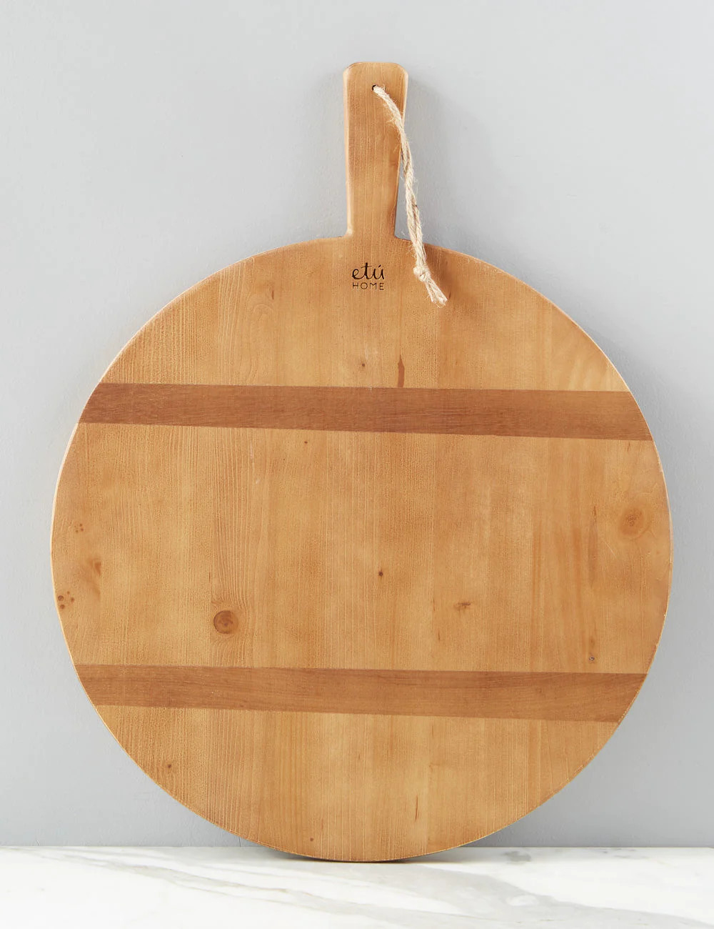 Handcrafted Round Pine Serving Board | Lulu and Georgia 