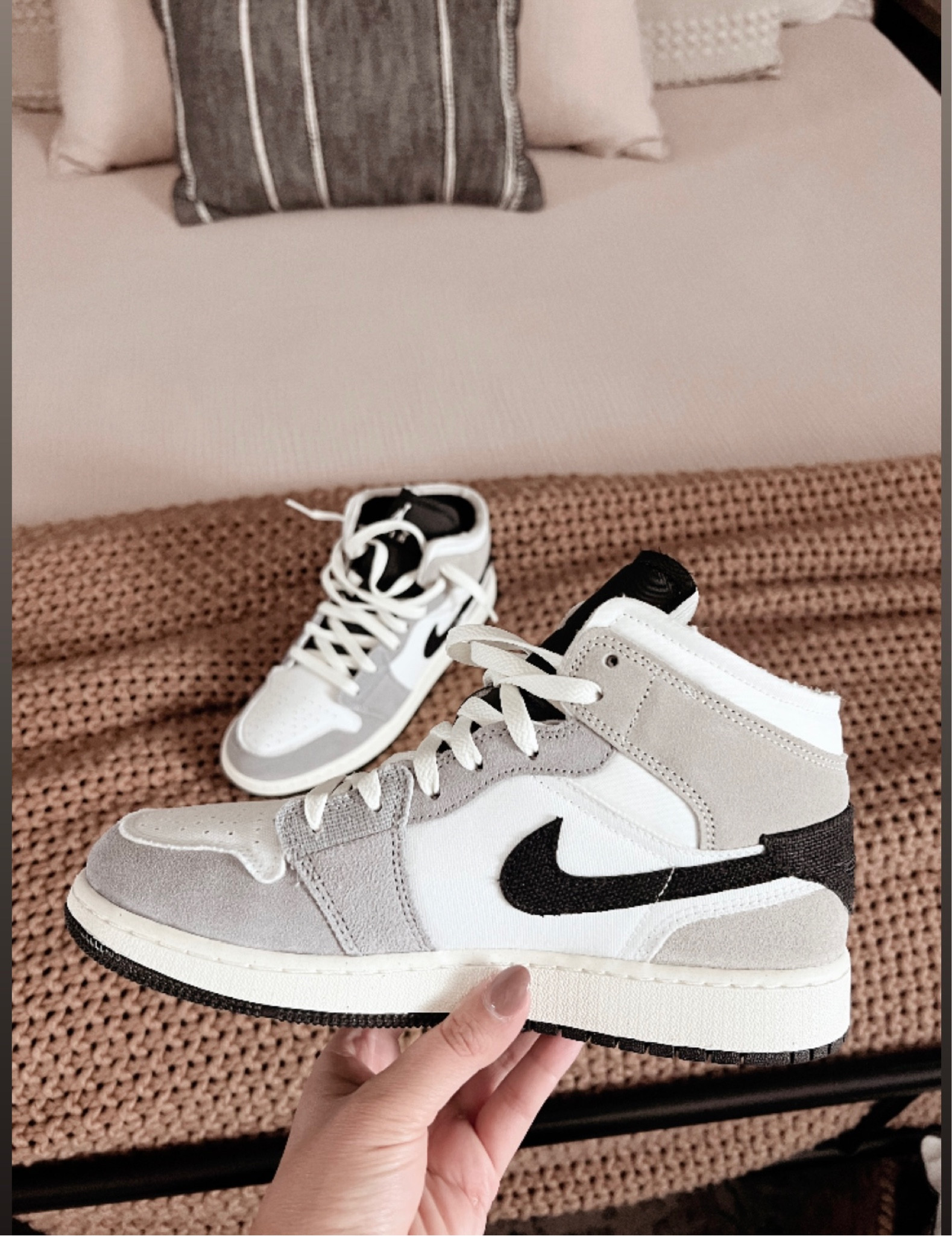 New 👟👟!! So cute and comfy!! Already gotten so many compliments and I’ve only worn them once!! 😍😍😍 They’re kids sizes so pay attention to that! I usually wear a size 8-8.5 women’s and I got a 6.5Y and they fit great!! 
#nike #nikeshoes #cutesneakers #fallshoes

#LTKstyletip #LTKkids #LTKshoecrush