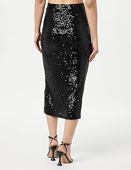 The Drop Women's Bianca Sequin Midi Skirt | Amazon (US)