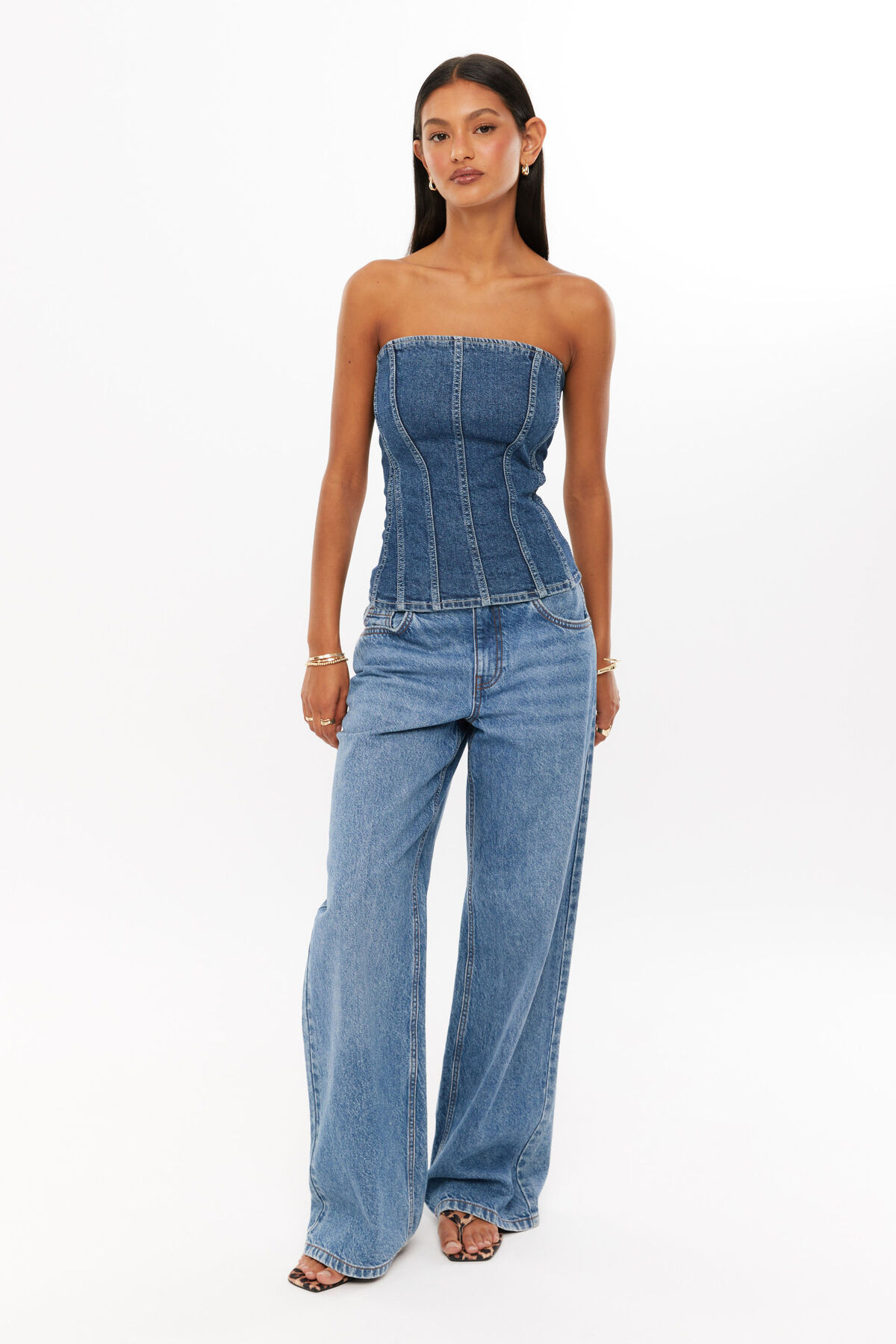 Delilah Denim Corset | Supre (AU & NZ)