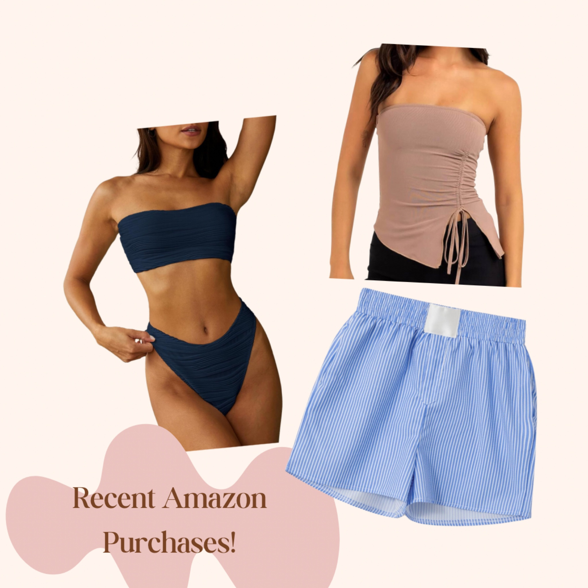 My Amazon purchases!  
Swim suit perfect for 4th of July! 

#LTKStyleTip #LTKFindsUnder50 #LTKSwim