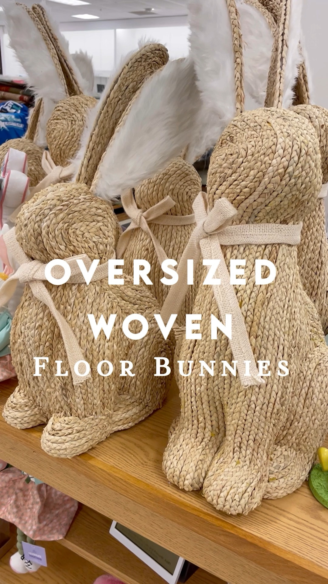 I found these large woven floor bunnies at Kohl’s. They were a bit pricey at first but now they’re on sale at 50% off. They would be perfect for the entryway floor, fireplaces, or used for oversized table decor. Head to my profile to find these and follow for more affordable home decor. 

@kohls #kohls #kohlsclearance #easter #easterdecor #spring #springdecor #target #garlands #fireplacedecor #kitchen #studiomcgeetarget #targetbullseyesplayground #hearthandhandwithmagnolia #coffeebardecor #homegoodsfinds #consoletable #shelfdecor #plantlover #shelfstyling #consoletabledecor #coffeelover #bookshelfdecor #moderndecor #neutraldecor

#LTKhome #LTKFind #LTKSeasonal