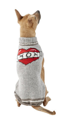 Chilly Dog Tattooed Mom Wool Dog Winter Sweater Sizes XXS-XXXL | eBay US