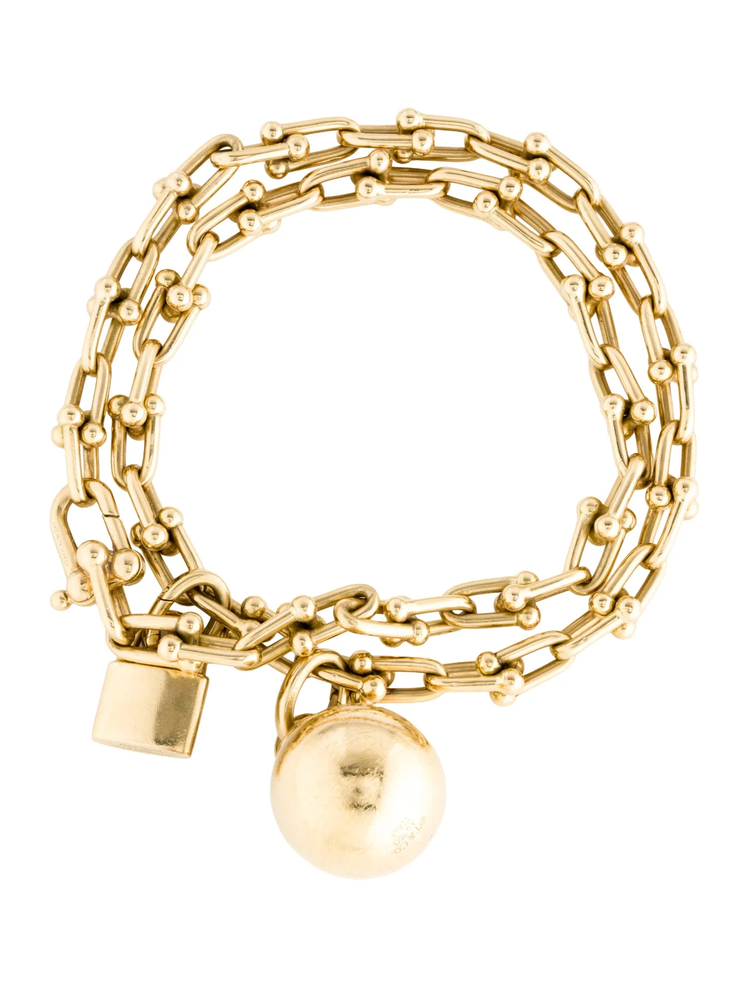 Tiffany & Co. 18K Small Wrap Bracelet - Link, Bracelets - TIF350237 | The RealReal | The RealReal