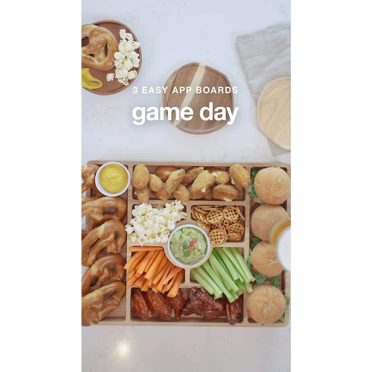 Carson Ash Large Serving Board with Marin Mini Bowl + Reviews | Crate & Barrel | Crate & Barrel