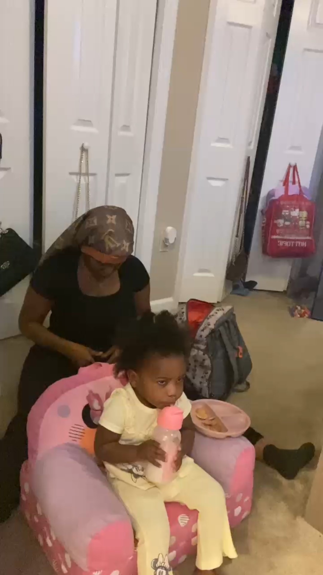 Me: trying to do her hair.
Her: fighting for her freedom. #MorningRoutine #MomContent #HairDay #MomStruggles #RealMomLife #GetReadyWithUs 

#LTKvlog #LTKmomlife #LTKdayinmylife