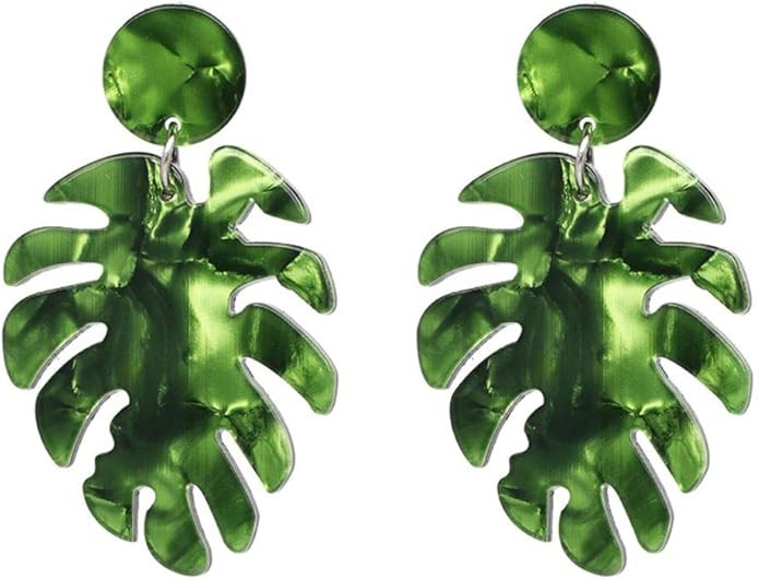 Women's Fashion and Fun Lightweight Acrylic Big Cute Drop and Dangle Statement Earrings | Amazon (US)