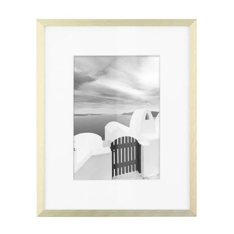 Better Homes & Gardens 8x10 Matted to 5x7 Gold Picture Frame - Walmart.com | Walmart (US)