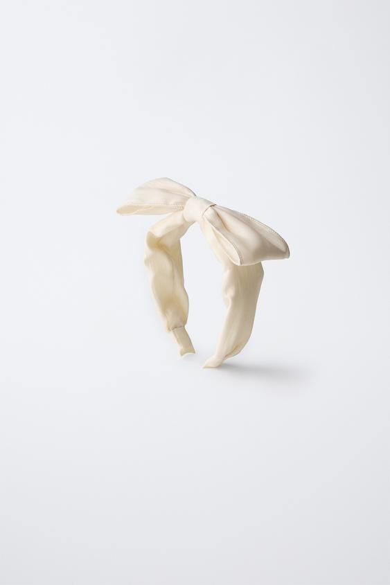 ORGANZA BOW HEADBAND | Zara US