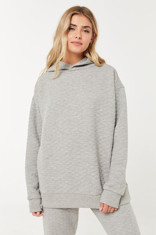 Quilted Boyfriend Hoodie | Ardene