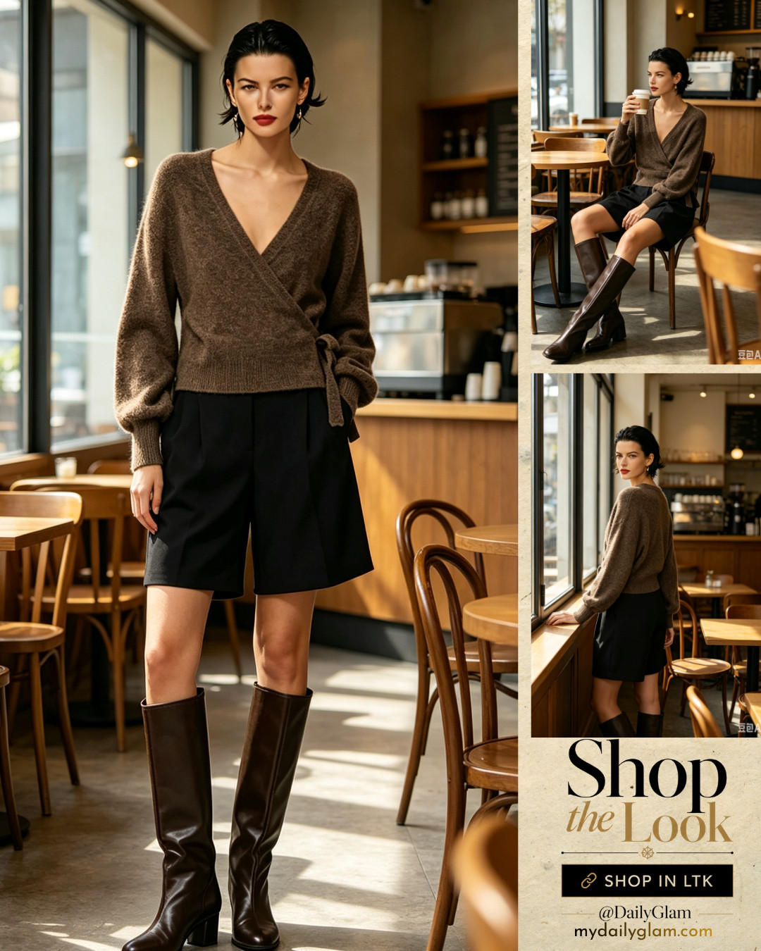 Cozy chic fall outfits centered around brown knits

#CozyChicStyle #BrownKnits #AutumnOutfitIdeas 

 #LTKootd #LTKOver40 #LTKWorkwear