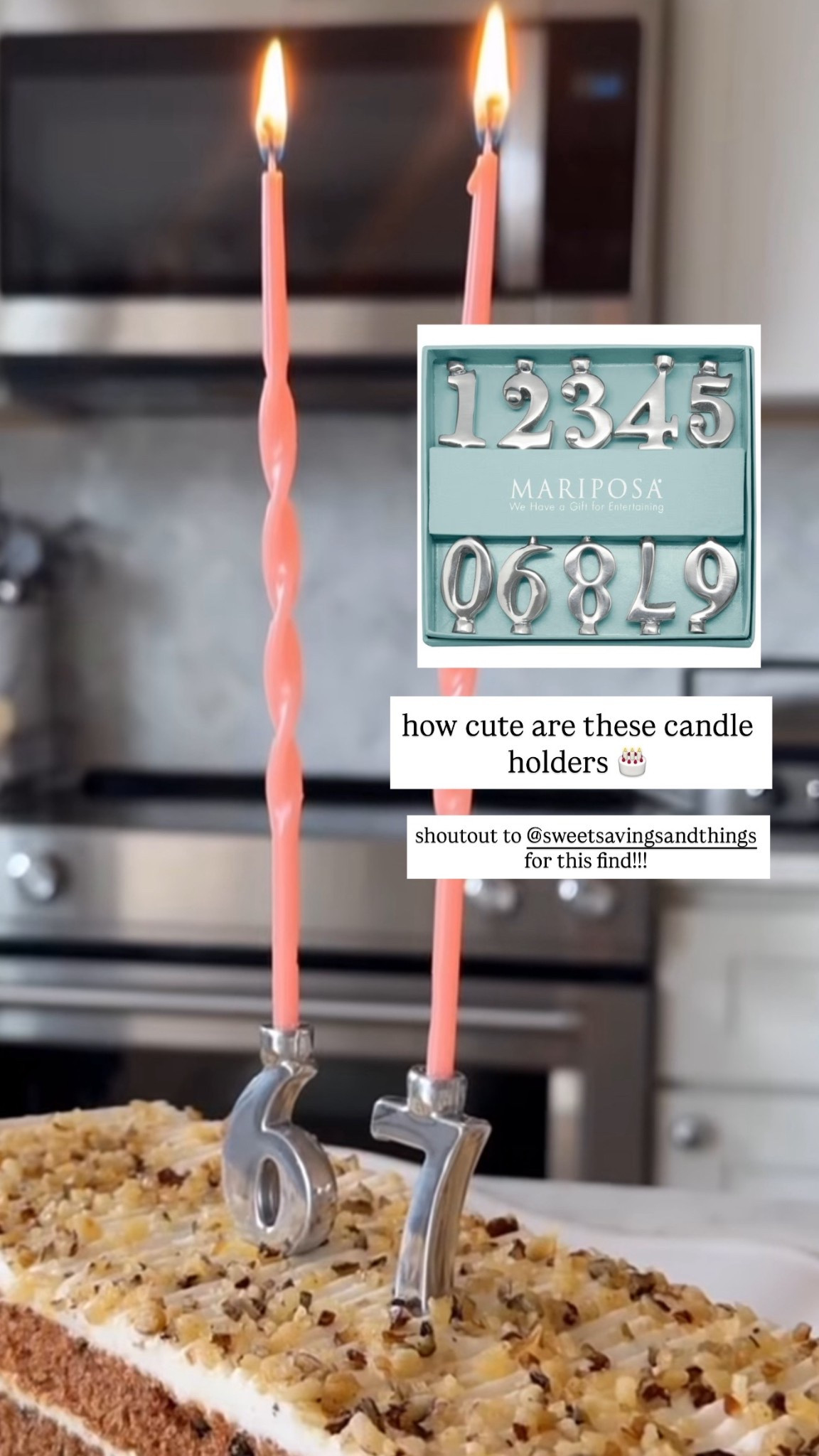 Never have to buy number candles again! 🎂🍰 #birthday #birthdayparty #partydecor

#LTKHome #LTKSeasonal #LTKfoodie